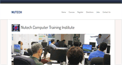 Desktop Screenshot of nutechtraining.com